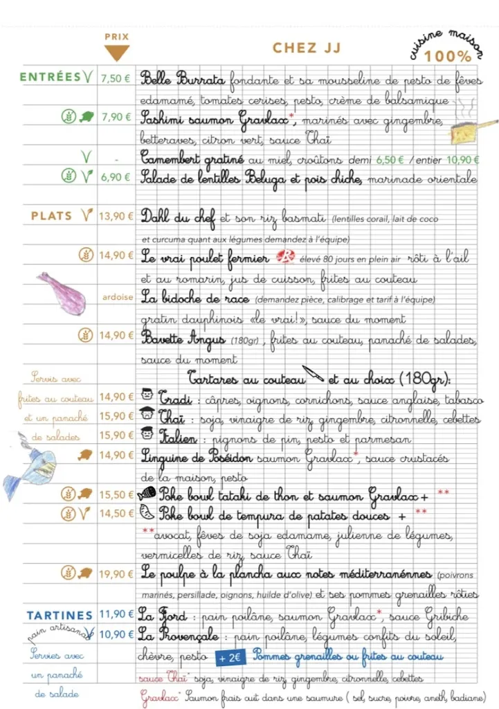 Menu_Chez JJ_Paris_immagine_1