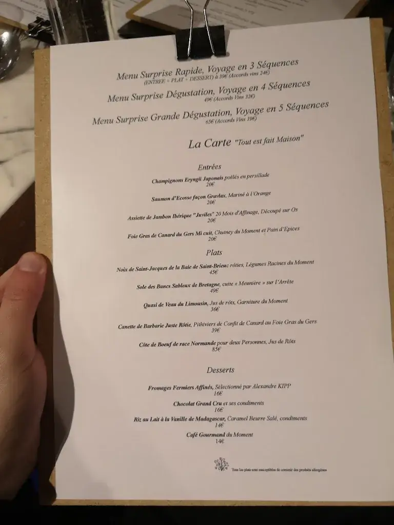 Menu_La Violette_Paris_immagine_3