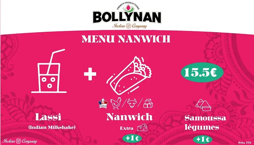 Menu_Bollynan streetfood indienne - La Villette_Paris_image_3