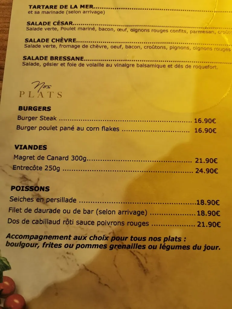 Menu_Brasserie du Lac les Girardes Lapalud_Lapalud_image_2