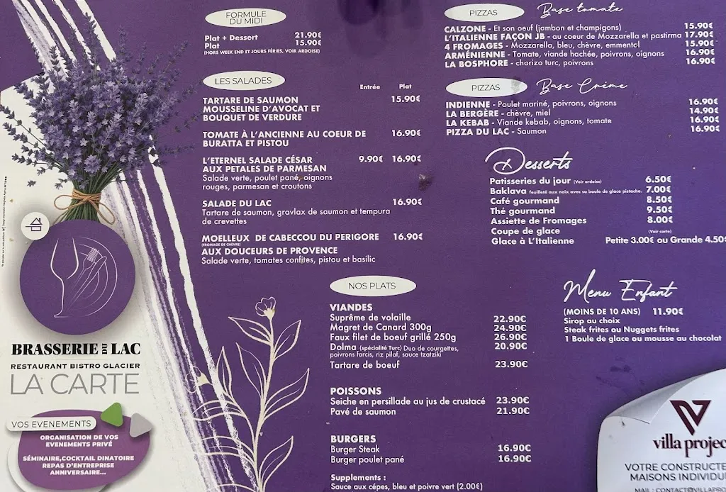 Menu_Brasserie du Lac les Girardes Lapalud_Lapalud_image_3