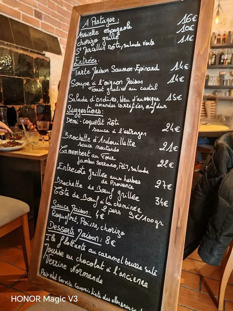 Menu_Restaurant La Grange du Beausset_Beausset_image_2