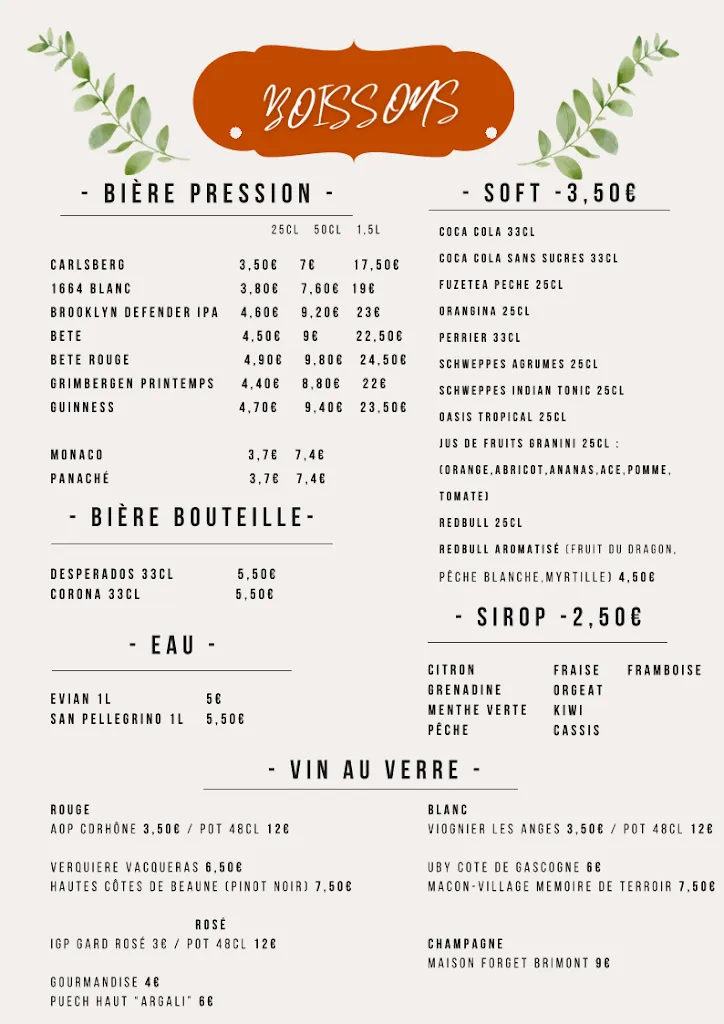 Menü_O’Coup d’envoi_Pont-Évêque_Bild_1