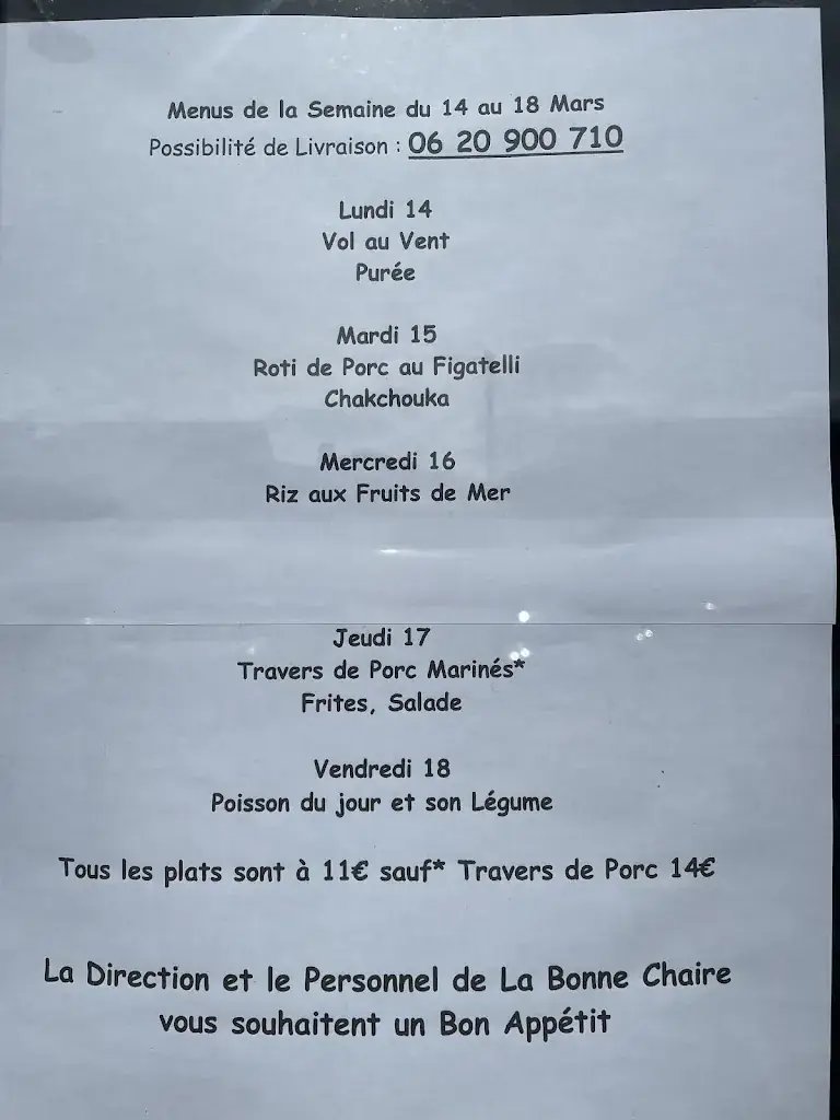 Menu_La Bonne Chaire_Marseille_immagine_2