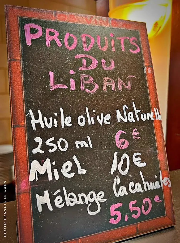 Menu_Villa Mont Liban_Marseille_immagine_2