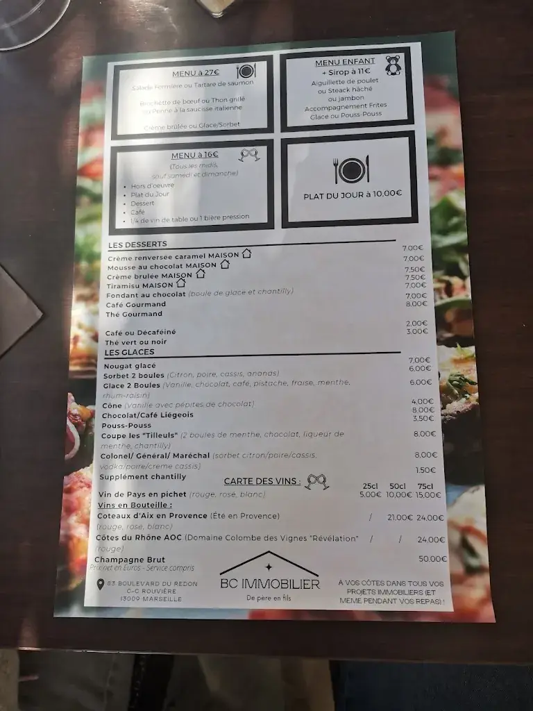 Menu_Les Tilleuls_Marseille_image_4