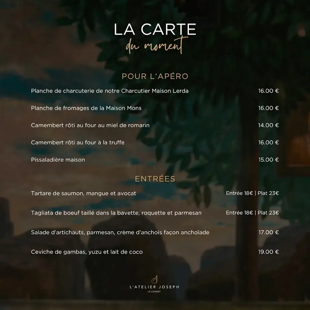 Menu_L'atelier Joseph_Cannet_image_1