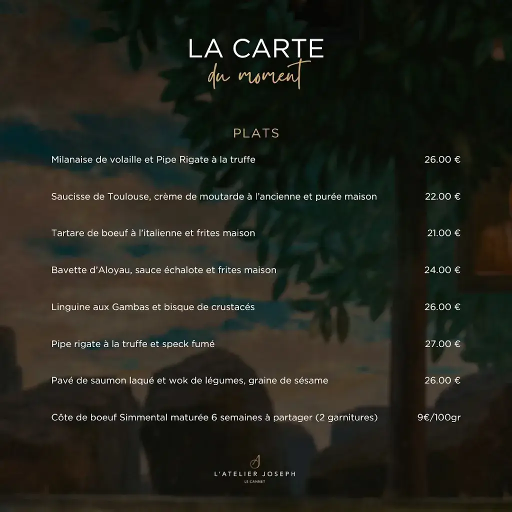 Menu_L'atelier Joseph_Cannet_image_2
