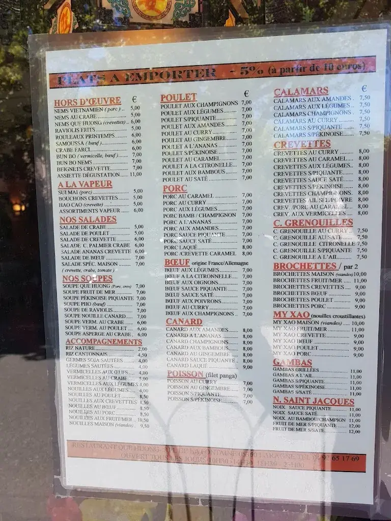 Menu_Que Huong_Laragne-Montéglin_imagen_3