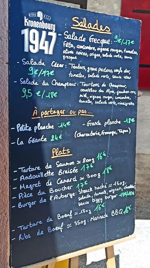 Menu_Auberge Des Deux Vallees_Buëch-Méouge_immagine_1