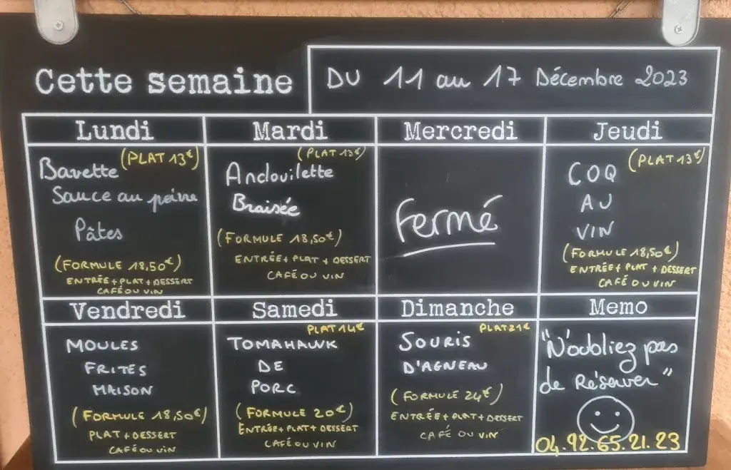 Menu_Auberge Des Deux Vallees_Buëch-Méouge_immagine_2