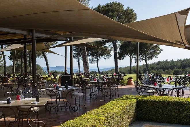Le San Felice restaurant in Castellet