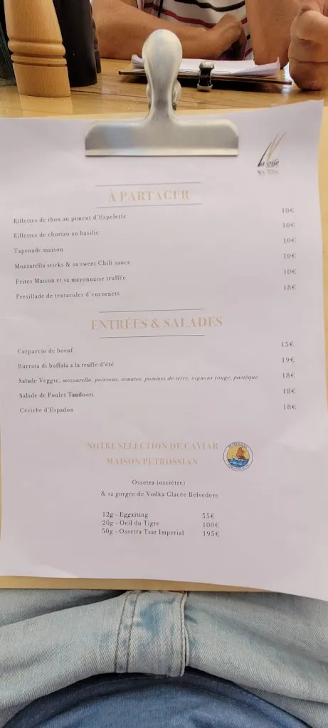 Menu_La Voile de Cavalière_Lavandou_image_2