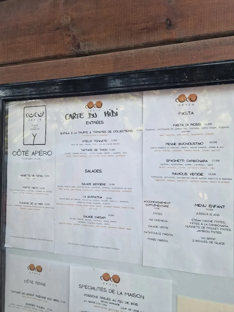 Menu_Coco Beach - Plage de la Fossette_Lavandou_image_3