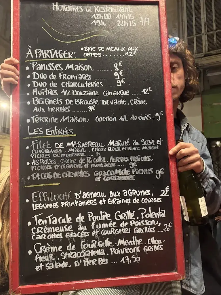 Menu_Le Trois Quarts_Marseille_immagine_1
