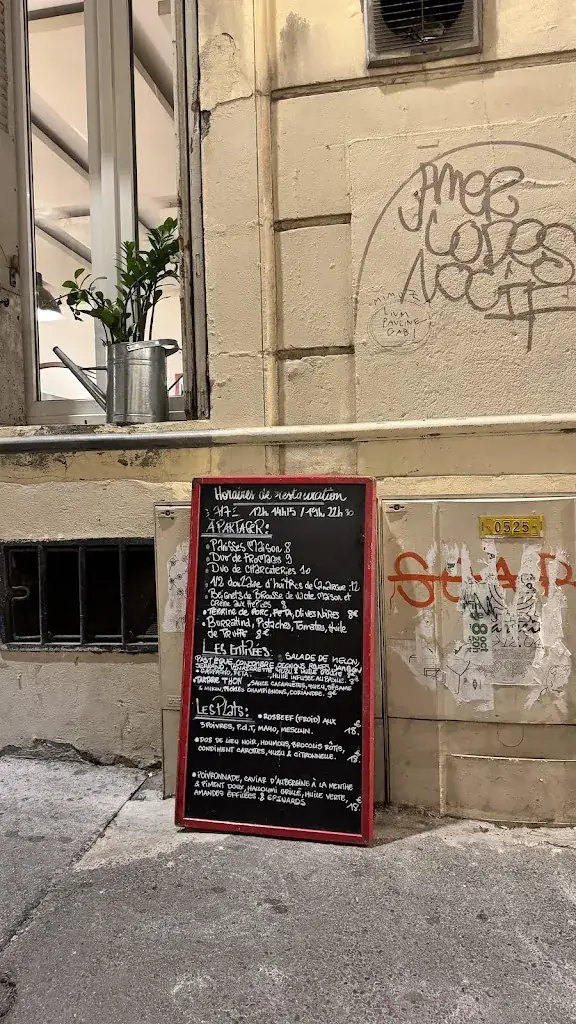 Menu_Le Trois Quarts_Marseille_immagine_2