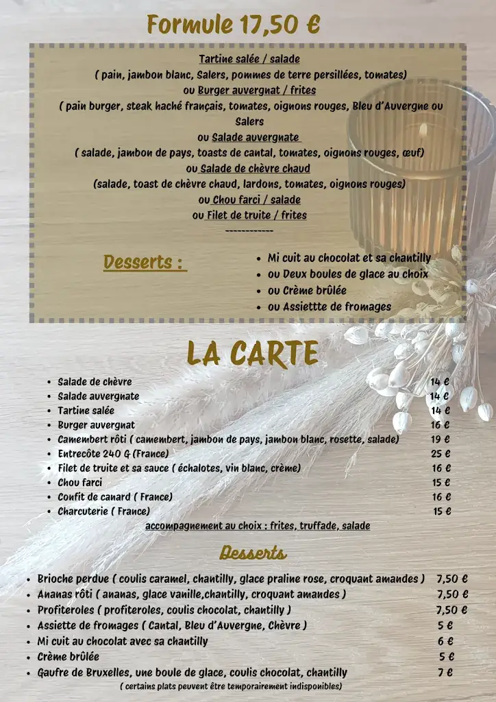 Menu_Le bistrot du lac arnac_Arnac_image_3