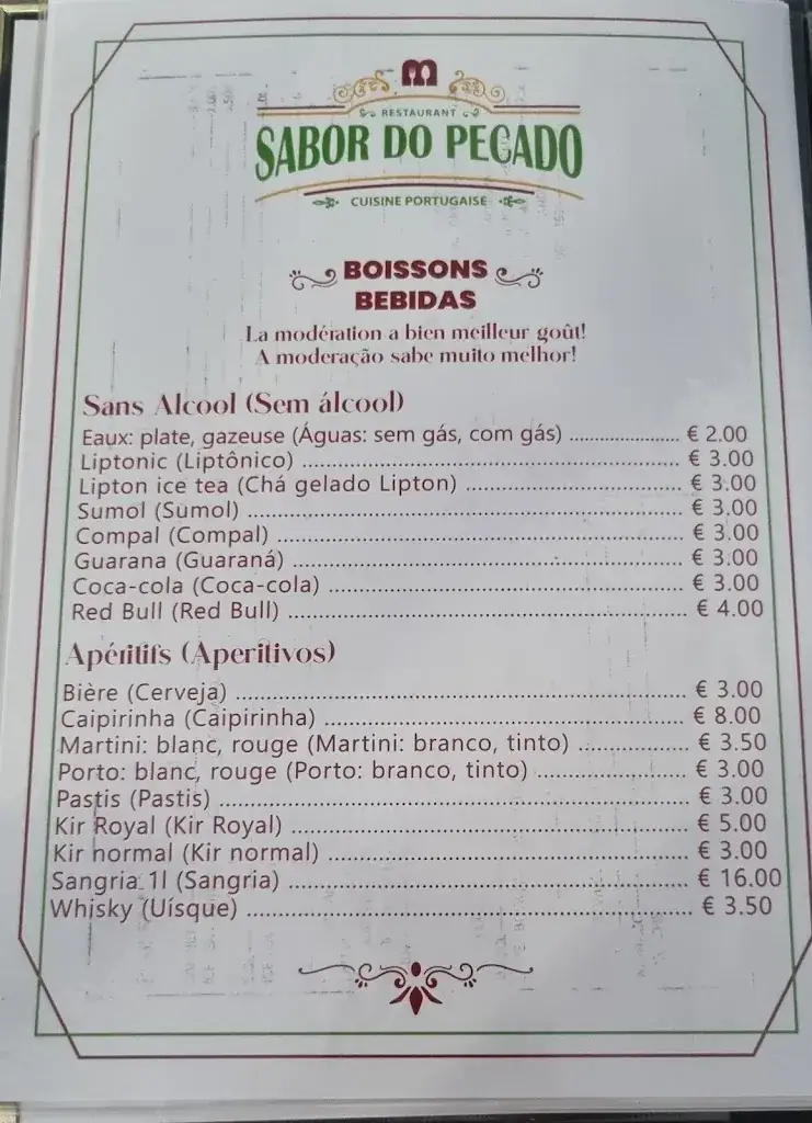 Menu_Restaurante Sabor do pecado_Marseille_image_2