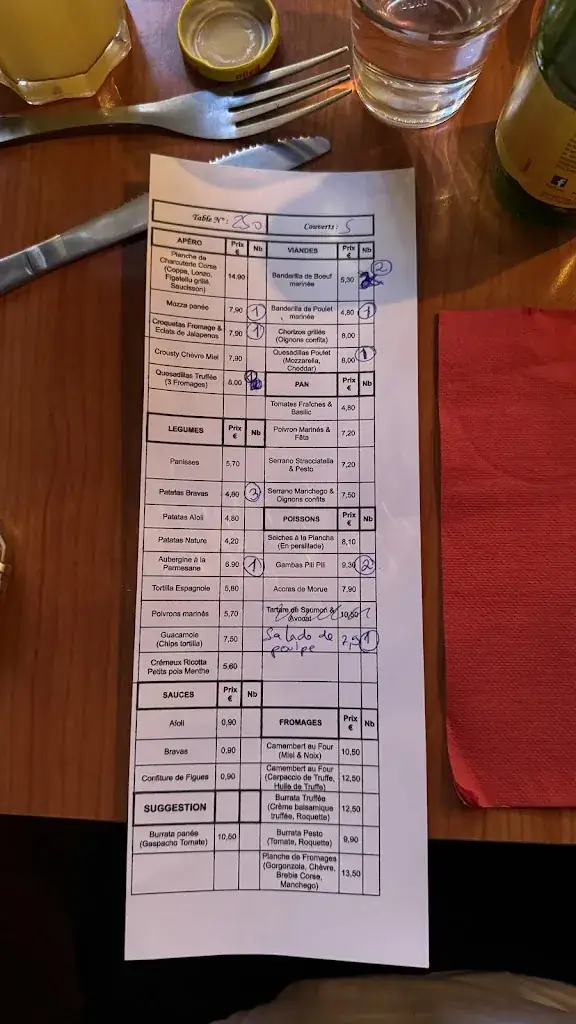 Menu_La Tasca_Marseille_immagine_3