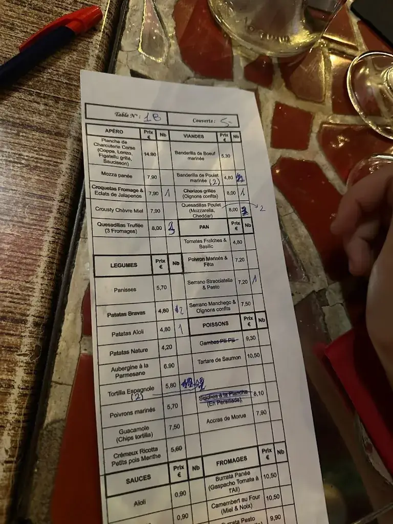 Menu_La Tasca_Marseille_immagine_4