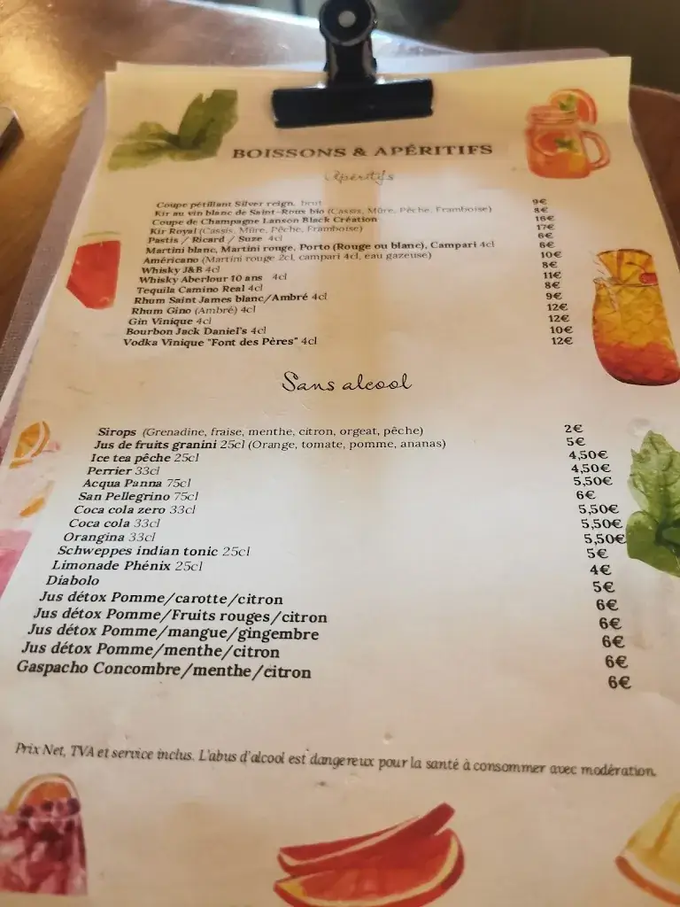 Menu_La Table Saint-Roux_Cannet-des-Maures_image_1