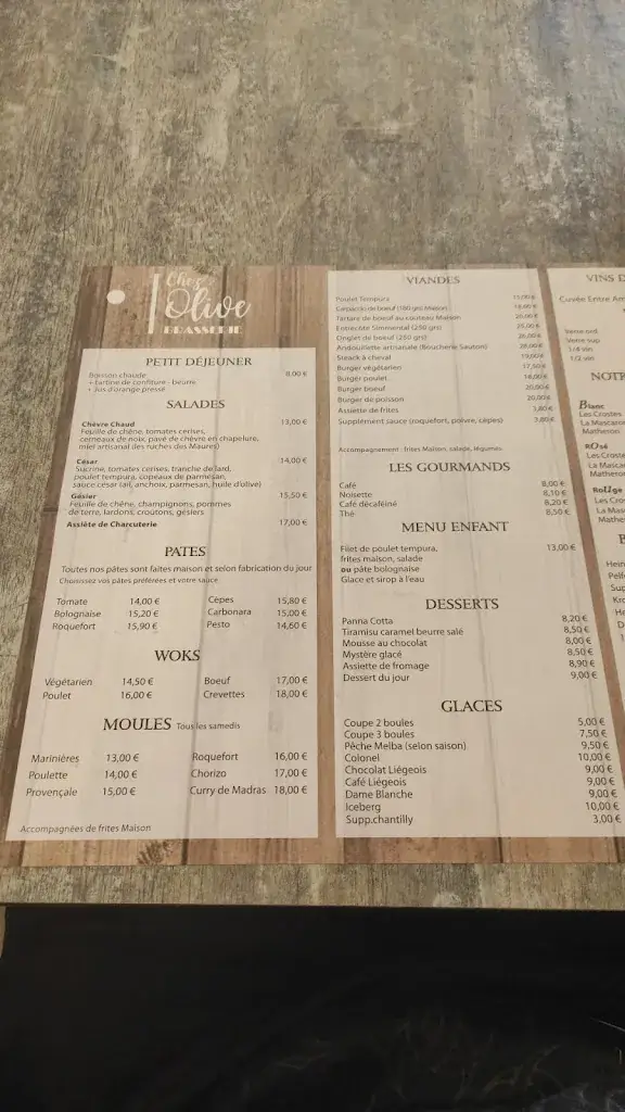 Menu_Brasserie Lou Cigalou - Chez Olive_Cannet-des-Maures_image_1
