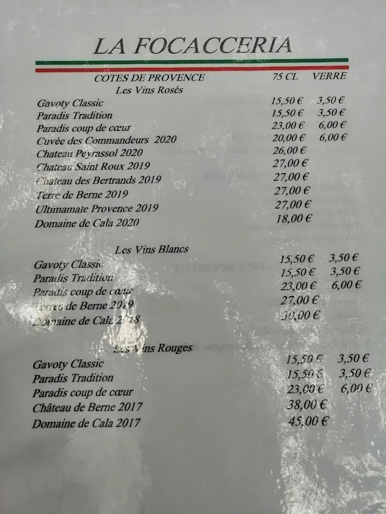 Menu_LA FOCACCERIA_Cannet-des-Maures_immagine_3