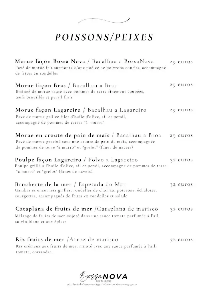 Menu_Restaurant Bossa Nova_Cannet-des-Maures_immagine_3