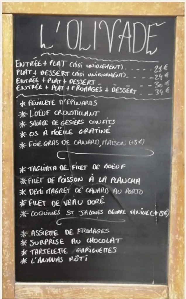 Menu_Restaurant l'Olivade_Luc_image_3