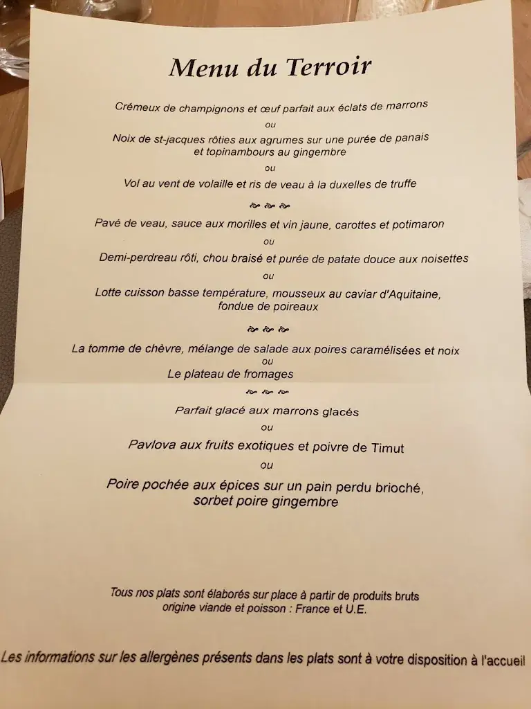 Menu_La Bastide des Magnans_Vidauban_image_4