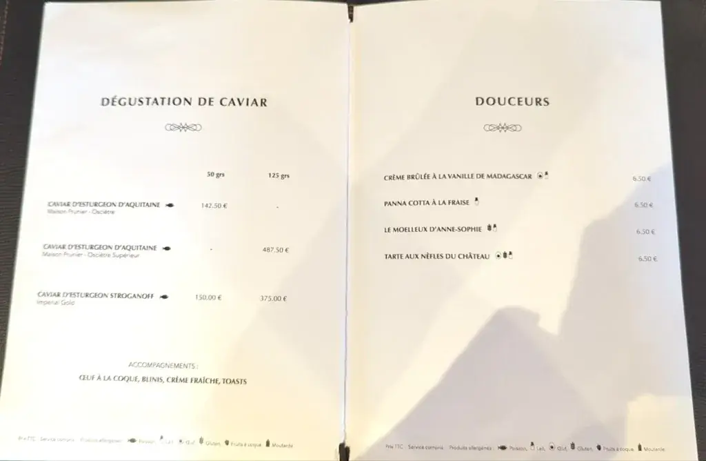 Menu_La Table du Château - Château Les Preyres - Restaurant dans le Var_Muy_immagine_4