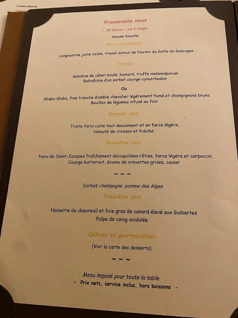 Menu_Le Chazal_Monêtier-les-Bains_image_1