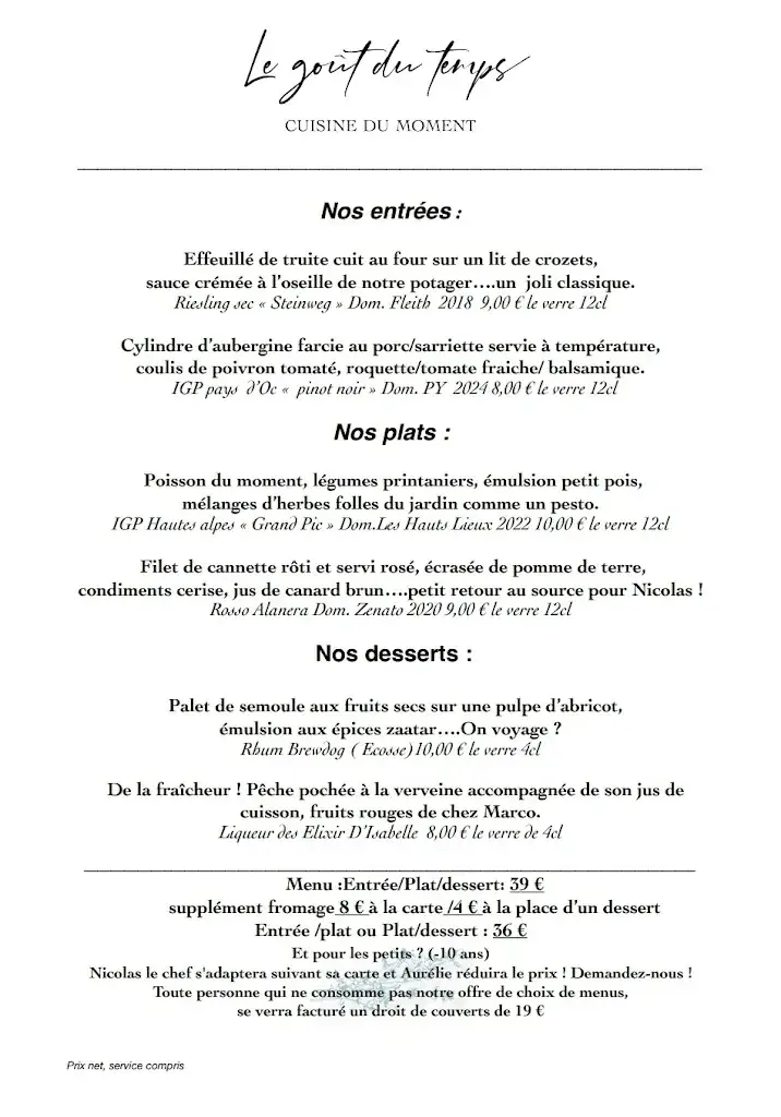 Menu_Le gout du temps_Monêtier-les-Bains_image_4