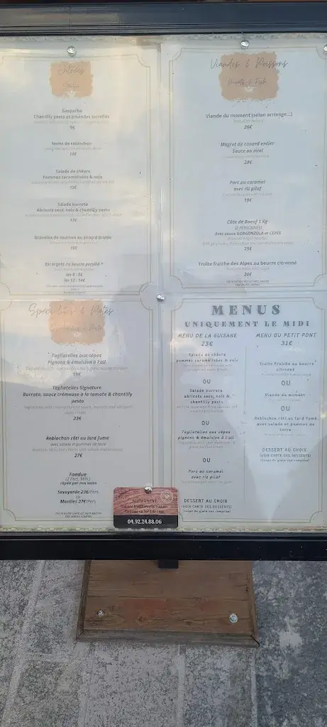 Menu_Eau Petit Pont_Salle-les-Alpes_immagine_2