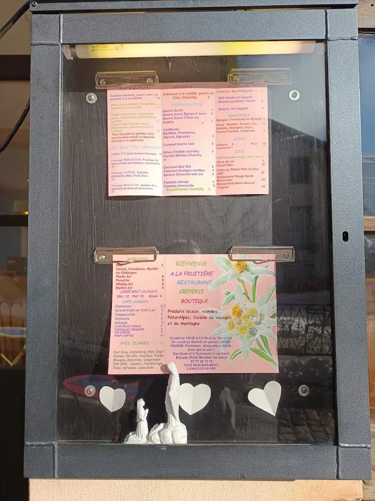 Menu_La Fruitière_Monêtier-les-Bains_image_1