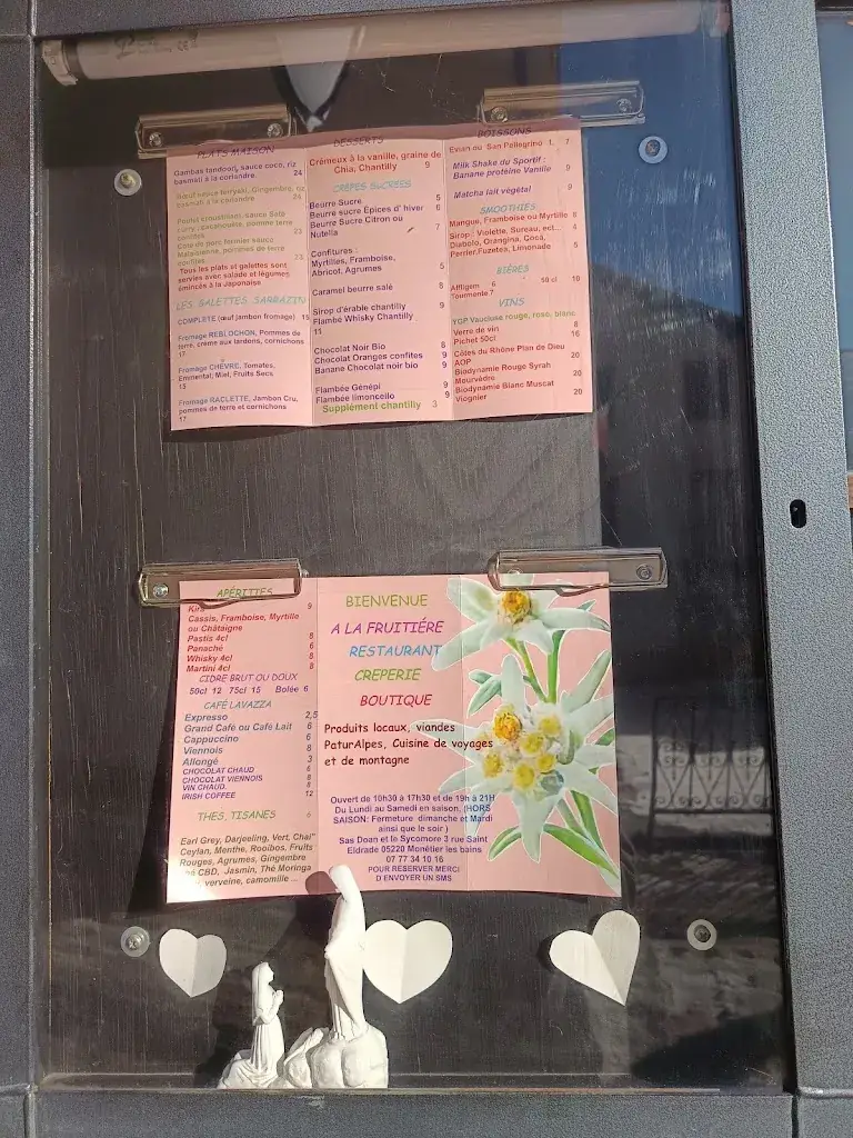 Menu_La Fruitière_Monêtier-les-Bains_image_2