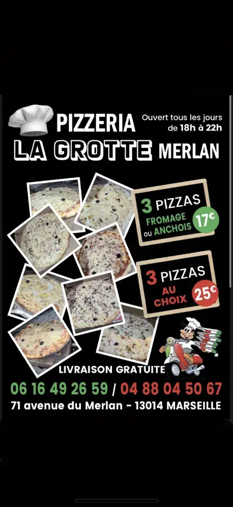 Menu_Pizzeria La Grotte_Marseille_image_3