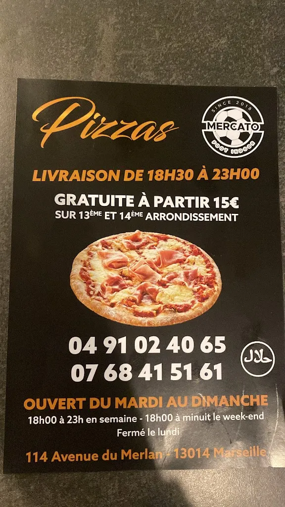 Menu_Pizzeria le Mercato_Marseille_immagine_2