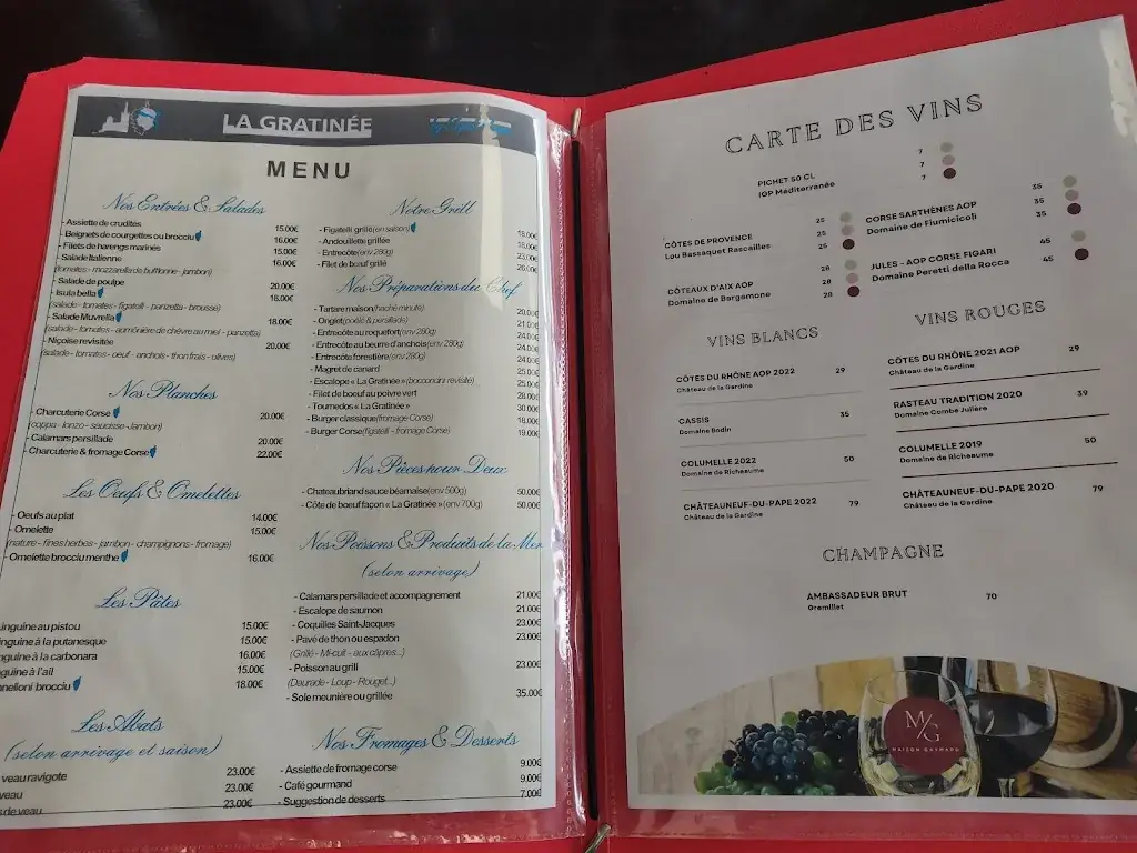 Menu_La Gratinée Brasserie Restaurant by Capo Rosso_Marseille_image_4