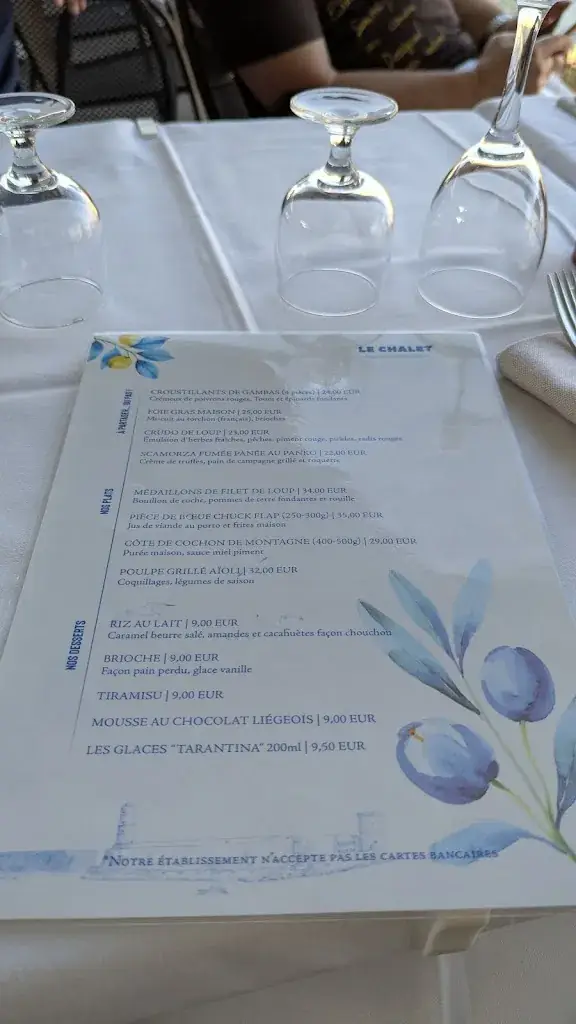 Menu_Le Chalet du Pharo_Marseille_image_1