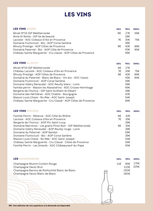 Menu_Rowing Club Restaurant_Marseille_image_1