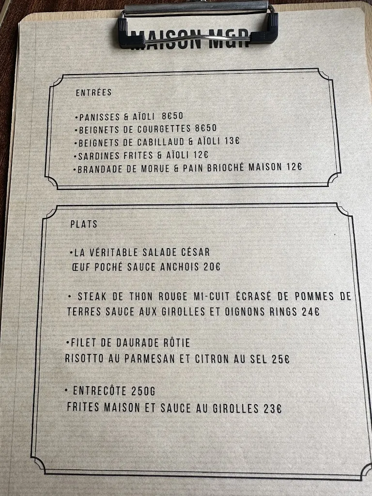 Menu_Maison M&R_Marseille_image_1