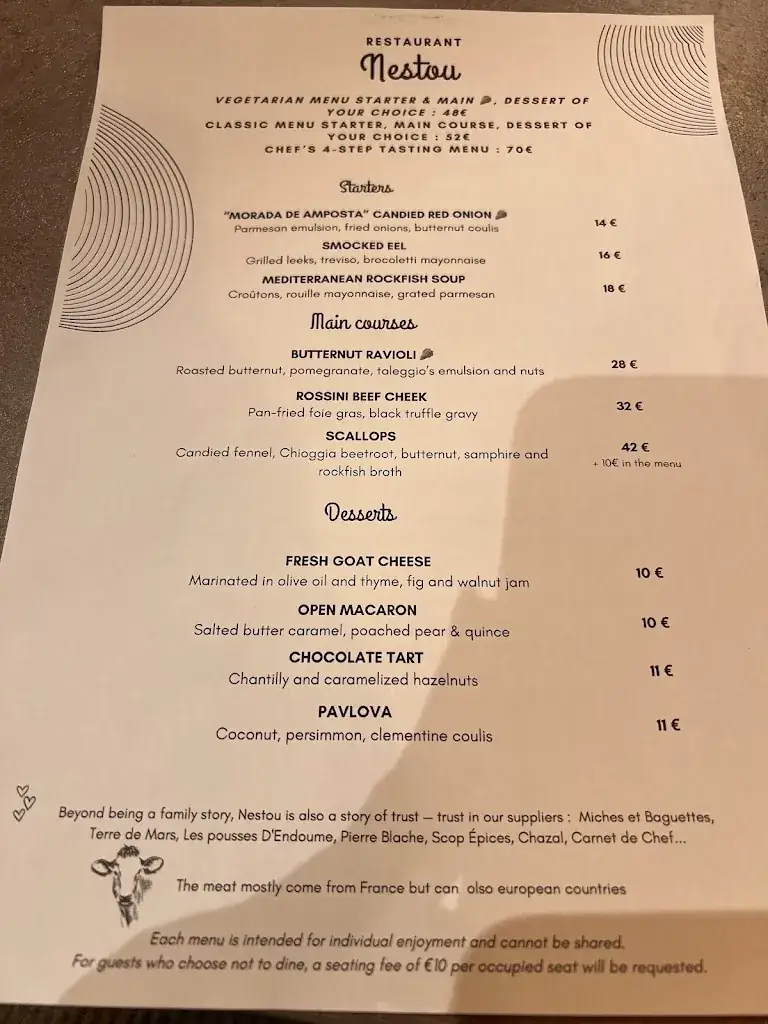 Menu_Nestou Restaurant_Marseille_image_1
