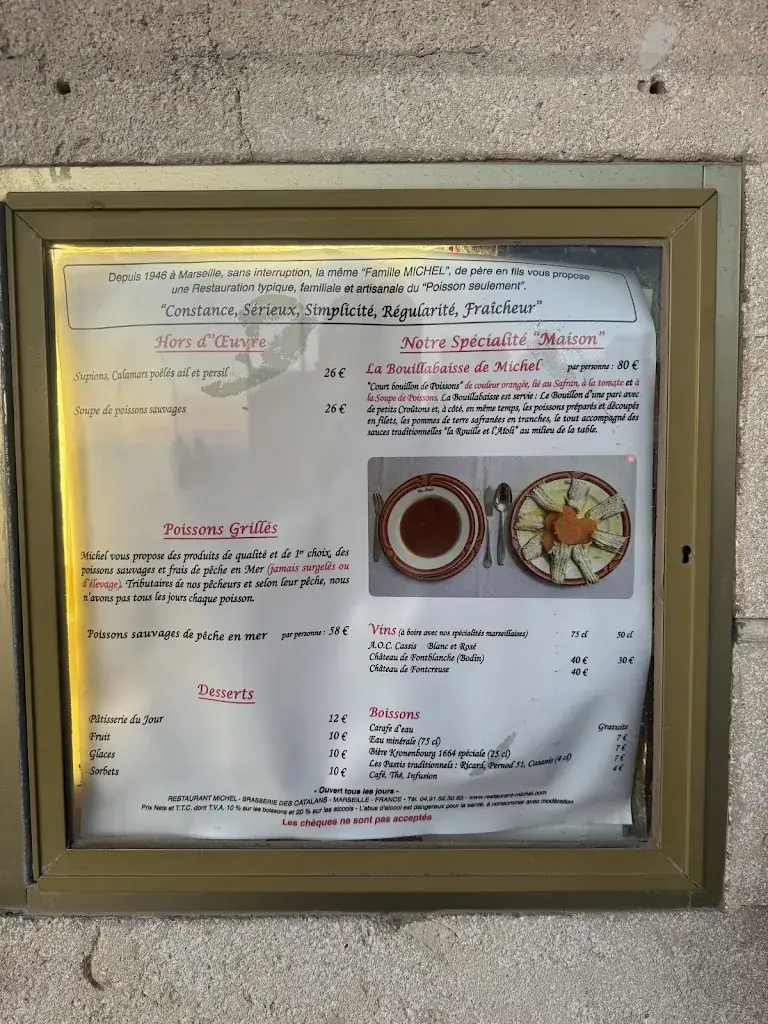 Menu_Restaurant Michel_Marseille_image_4