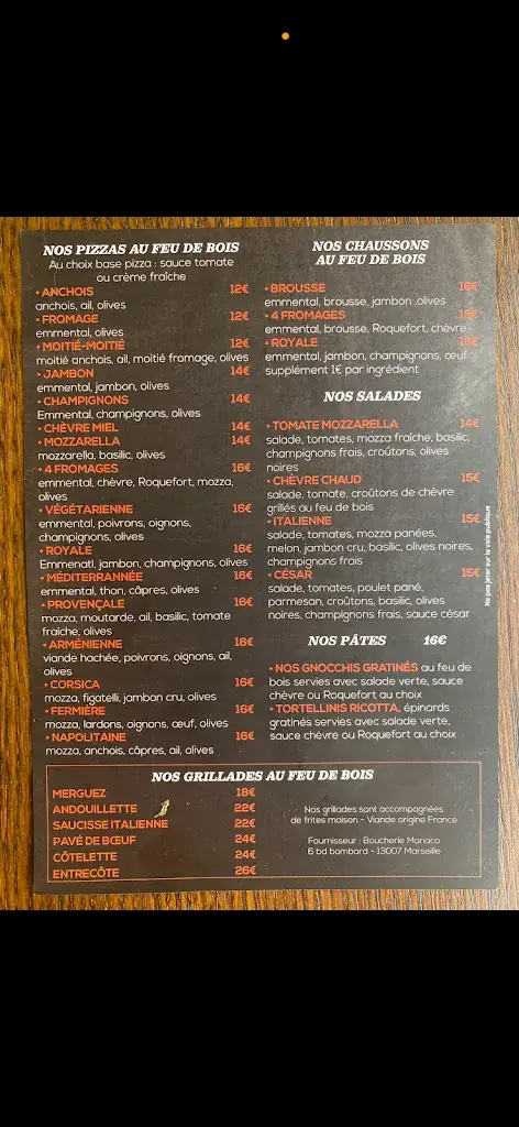 Menu_Le Romarin_Marseille_image_2