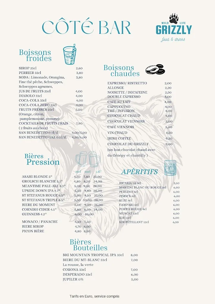 Menu_Grizzly pub_Arâches-la-Frasse_image_1
