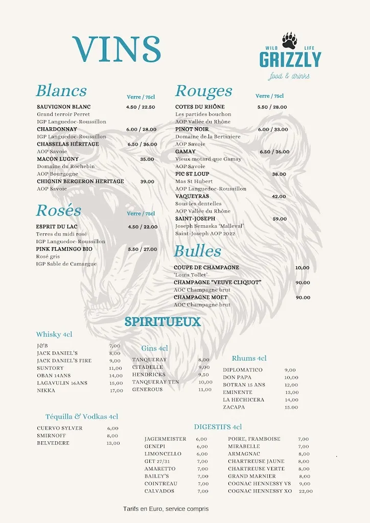 Menu_Grizzly pub_Arâches-la-Frasse_image_3