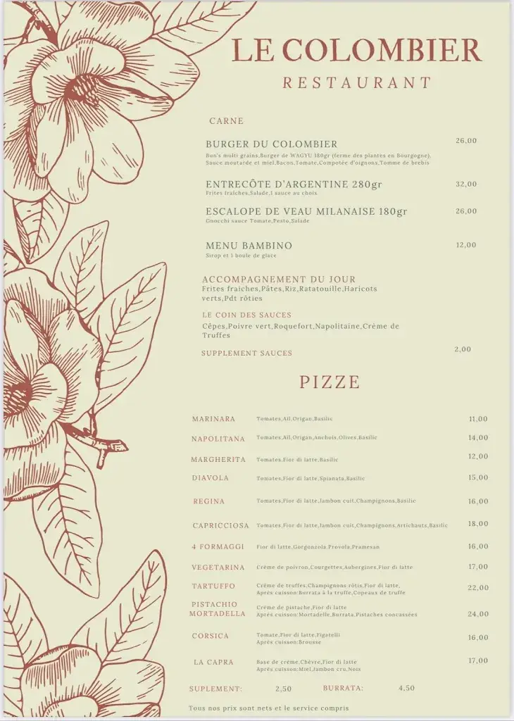 Menu_Restaurant-Pizzeria Le Colombier_Revest-les-Eaux_image_2