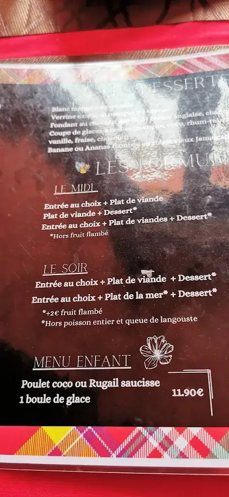 Menu_L'escale antillaise_Pontet_image_4