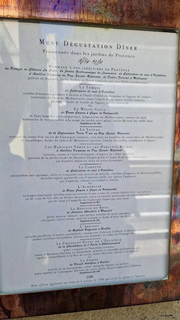 Menu_Hélène Darroze à Villa La Coste_Puy-Sainte-Réparade_image_4